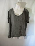 NEW WE THE FREE PEOPLE Tee 100% Cotton T-Shirt Top XL  GRAY