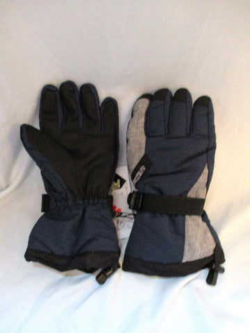 NEW NWT Mens ANQIER Winter THINSULATE Breathable Ski Snowboard Gloves L Mitts Blue