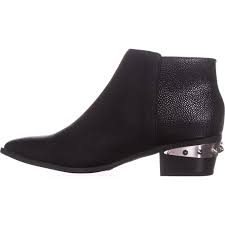 NEW CIRCUS SAM EDELMAN HOLT SPIKE Suede Ankle Boot Booties BLACK 10