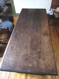 Vintage Antique Slim 70" DINING ROOM TABLE DISPLAY GOTHIC WOOD