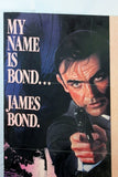 1988 JAMES BOND 007 Promotional Video Store Movie Poster Board Sean Connery 35"