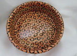 GAETANO POTTERY USA Ceramic Pottery 8" SERVING BOWL Dish LEOPARD JAGUAR CHEETAH Animal