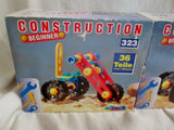 Set NEW NIB 2 EITECH BEGINNER CONSTRUCTION SET 323 + 325 Truck Building Toy  Parts