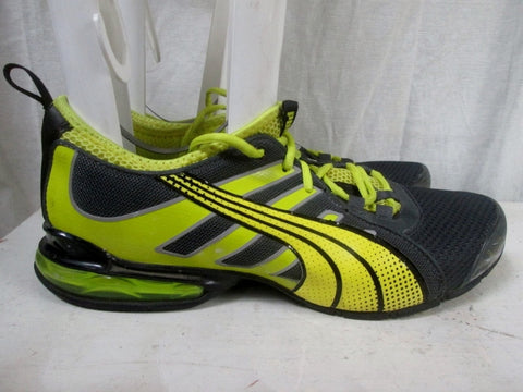 Mens PUMA VOLTAIC 4M RUNNING Sneakers Athletic Shoes 10 YELLOW Training MESH