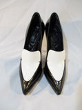 CELINE PARIS ITALY Python LOAFER LEATHER 110 Shoe BLACK 37 / 6.5 Snakeskin Womens
