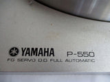 Vintage Yamaha P-550 Direct Drive Turntable Record Player WORKS Parts Needed