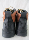 Boys POLO RALPH LAUREN Leather Ankle Boots Shoes Trek Hiking BROWN 6