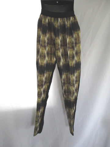NEW NWT CELINE PARIS Silk Pants Trousers 36 BLACK SPARKLE Stretchy