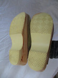 NEW LIORA MANNE Leather Clog Shoe Slip-On Mule BEIGE STRIPE 36