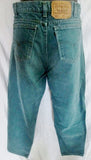 Womens Mens LEVI'S 550 Relaxed Fit JEANS Denim PANTS 32X30 OCEAN BLUE Dungarees
