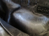 NEW NWT GUY LAROCHE SIGNATURE Jacquard Hobo Handbag Satchel BLACK