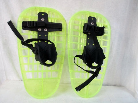 LITTLE BEAR GRIZZLY kids snow shoes snowshoes ADJUSTABLE BINDING GREEN USA