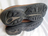 Womens MERRELL JUNGLE PRIMO DARK BROWN Leather Clogs Shoes 9.5 Slip on Mule