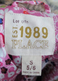 Girls Est 1989 PLACE Faux Fur JACKET Coat Parka 5-6 BROWN Hippie Indie