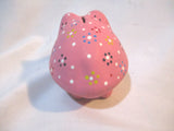 Handmade Hand Painted PINK PIG PIGGY BANK Coin Savings Money Sculpture