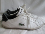 Mens LACOSTE GRADUATE VULC Sneaker Trainer Athletic Sports Shoe WHITE 13 Casual