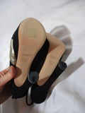 NEW NWT SAINT LAURENT PARIS High Heel SHOE Sandal 36 BLACK GOLD