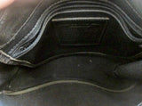 COACH 6145 Leather Handbag Satchel HOBO Shoulder Bag BLACK Purse Pyramid