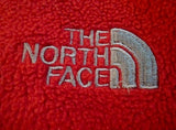 Womens THE NORTH FACE FULL ZIP FLEECE JACKET Coat SP POLARTEC RED Burgundy Gray