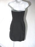 NEW LISA MARIE FERNANDEZ FARRAH BODYCON Mini Dress 3 BLACK NWT