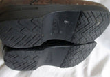 Womens DANSKO Leather Clogs Shoes Slip-On 38 / 7.5 ESPRESSO BROWN Boho Hipster