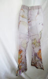 NEW PRADA ITALY SILK Sheer Pants Trouser 42 / 10 PURPLE TATTOO Womens