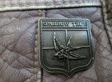 SPARROW TRUE Vegan Faux Leather Hobo Shoulder Bag Purse Crossbody GRAY PATCHWORK