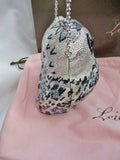 NWT NEW JUDITH LEIBER SNOWY OWL Purse Evening Bag Bird WOW!