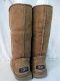Womens UGG AUSTRALIA 5815 CLASSIC TALL Suede BOOT Shoe CHESTNUT BROWN 7 Winter