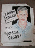 Original Vintage MOVIE Film POSTER ART LARRY LAWRENCE TOLAN Daly FOLSOM STORY