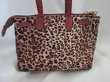 NEW SN'S Leopard Cheetah Panther MINI TOTE Bag Crossbody Vegan Swingpack