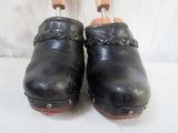 Womens UGG AUSTRALIA 3206 KAYLEE Leather Clog Shoe Slip-On Stud BLACK 9 Mule