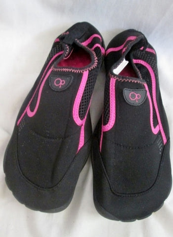 Womens OP OCEAN PACIFIC Aqua Water Waterproof Mesh Shoes 9 / 10 BLACK PINK Synthetic