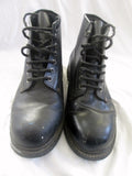 Mens STK EAGLE 1996 LEATHER Ankle Combat BOOT Shoe BLACK 9 Military Style