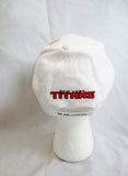 Signed AUTOGRAPH NEW YORK TITANS PRO LACROSS baseball cap hat WHITE