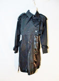 NWT NEW DRIES VAN NOTEN ROZA TRENCH jacket coat S BLACK NWT Belt