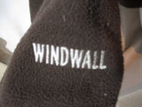 NORTH FACE WINDWALL ZIP FLEECE JACKET Coat Windbreaker ESPRESSO BROWN S/P
