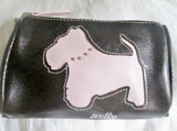 Mini MIX IT MIXIT vegan change purse wallet SCOTTIE DOG pouch case bag PINK BROWN