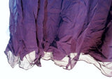 WOMENS DONNA MORGAN Silk DESIGNER Ruched DRESS 4 DM PURPLE Sleeveless