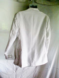 NEW NWT FIRST NIGHTER Tuxedo Sport Jacket Suit Blazer 40R WHITE Formal