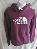 Womens THE NORTH FACE Signature Hoodie SWEATSHIRT Jacket M PURPLE WHITE