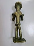 Vintage Bronze Brass Handmade African Figurine Statue MAN CHRISTMAS STAR 4 POINT