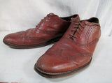 Mens COLE HAAN Lace Up Leather Dress Casual Wingtip OXFORD Shoes 11 BROWN