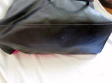 PLAYBOY BUNNY Signature Vegan Duffle Bowler Tote Satchel Gym Shoulder Travel Bag BLACK PINK MULTI
