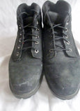 Mens TIMBERLAND 6302R NEWMARKET CAMP Leather HIKING Boots BLACK 11 CHUKKA