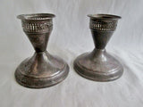 DUCHIN CREATION Set 2 STERLING SILVER Candelabra Candle Holder Candlestick Weighted