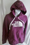 Womens THE NORTH FACE Signature Hoodie SWEATSHIRT Jacket M PURPLE WHITE