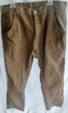 MENS CRAFTSMAN Dungaree Fit Pants Jeans Work Outdoor BROWN 36 X 29 Carpenter