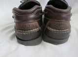 Womens SPERRY TOP-SIDER 2 eye Canoe Moc Leather Walking Shoes Boat Brown 11
