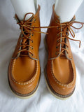 NEW NWT PORON 27711 Leather HIKING Work Boots BROWN NUBUCK Men 5.5 Womens 7.5